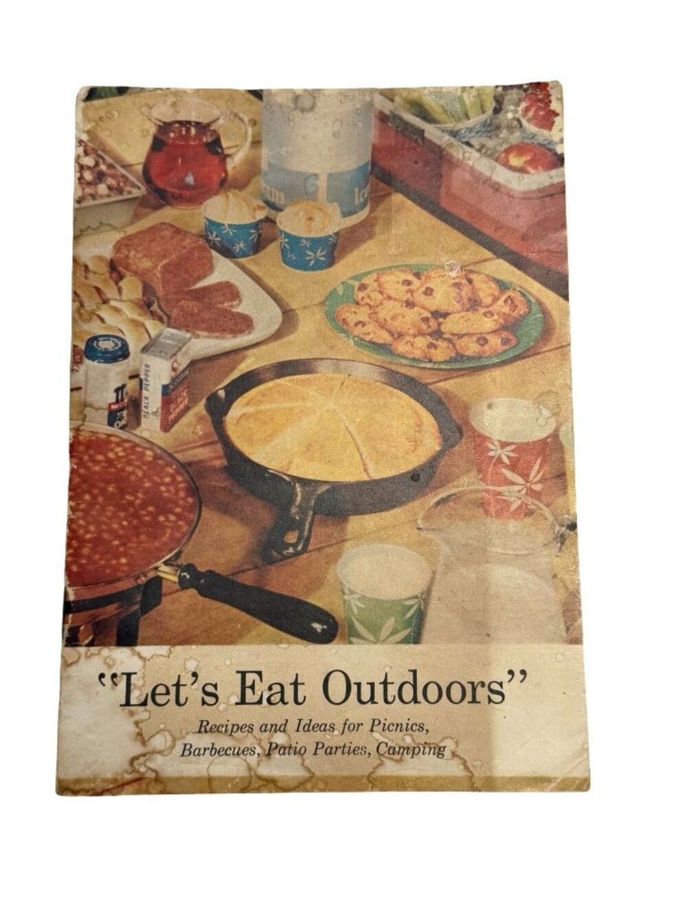 1950s Let’s Eat Outdoors Cookbook American Dairy Association Betty Crocker SPAM